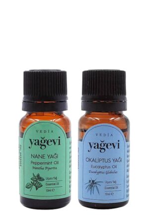 Uçucu Yağ Seti – Okaliptüs & Nane | 2 x 10 ml