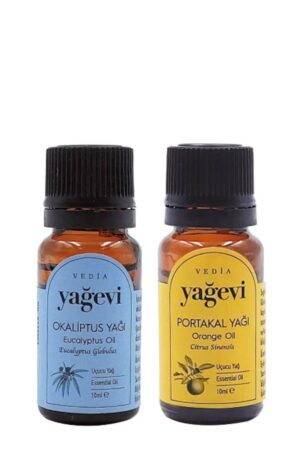 Uçucu Yağ Seti – Okaliptüs & Portakal | 2 x 10 ml