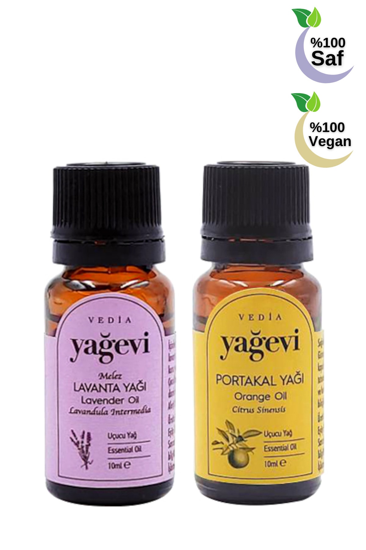Uçucu Yağ Seti – Melez Lavanta & Portakal | 2 x 10 ml Uçucu Yağ Seti – Melez Lavanta & Portakal | 2 x 10 ml