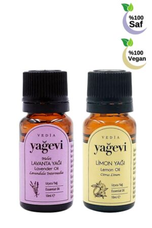 Uçucu Yağ Seti – Melez Lavanta & Limon | 2 x 10 ml