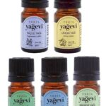 Uçucu Yağ Seti – Okaliptüs, Paçuli, Biberiye, Nane & Limon | 5 x 5 ml